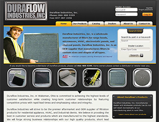 Duraflow Web Design Screen Shot
