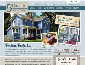 5 Corners b and b Web Designer Screen Shot