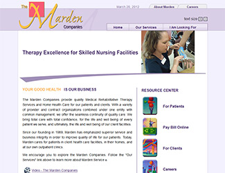 The Marden Companies Website Design